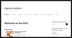 Desktop Screenshot of dxfoundation.org