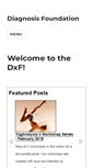 Mobile Screenshot of dxfoundation.org